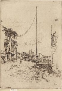 Der kleine Mast von James Abbott McNeill Whistler