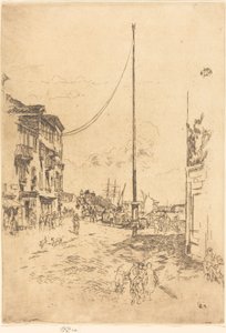 Der kleine Mast von James Abbott McNeill Whistler