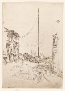 Der kleine Mast von James Abbott McNeill Whistler