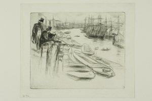Der kleine Teich von James Abbott McNeill Whistler