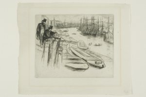Der kleine Teich von James Abbott McNeill Whistler