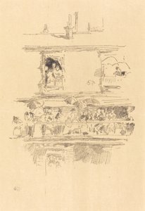 Der lange Balkon von James Abbott McNeill Whistler