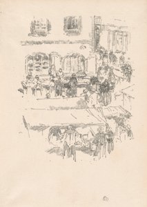 Der Marktplatz, Vitré von James Abbott McNeill Whistler