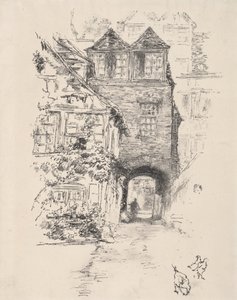 Das Priesterhaus, Rouen von James McNeill Whistler