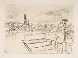 Der Stocherkahn von James McNeill Whistler