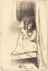 Der Pantoffel von James Abbott McNeill Whistler