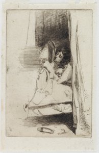 Der Pantoffel von James Abbott McNeill Whistler