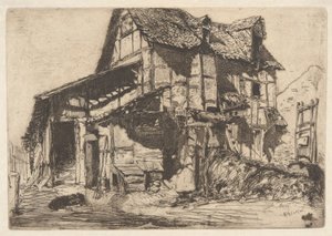 Das unsichere Mietshaus, aus der Französischen Set von James Abbott McNeill Whistler