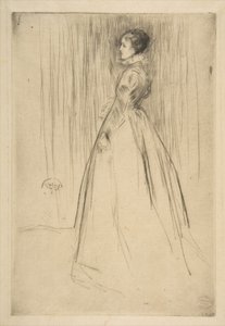 Das Samtkleid (Mrs. Leyland) von James McNeill Whistler