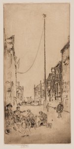 Der venezianische Mast von James Abbott McNeill Whistler