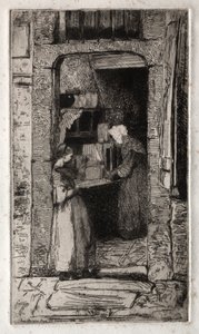Zwölf Radierungen aus der Natur: La Marchande de Moutarde von James McNeill Whistler