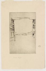 Unter der alten Battersea-Brücke von James Abbott McNeill Whistler