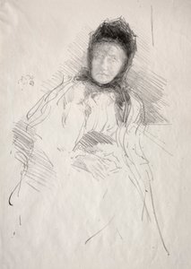 Unvollendete Skizze von Lady Haden von James McNeill Whistler