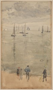 Violett [Notiz?]... Die Rückkehr der Fischerboote von James McNeill Whistler