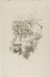 Vitré: Der Kanal von James McNeill Whistler