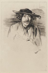 Whistler mit Hut von James Abbott McNeill Whistler