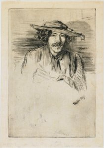 Whistler mit Hut von James Abbott McNeill Whistler