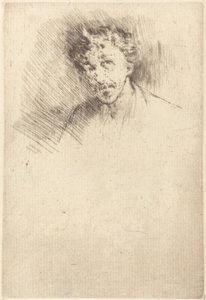 Whistler mit der weißen Locke von James Abbott McNeill Whistler