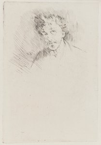 Whistler mit der weißen Locke von James Abbott McNeill Whistler