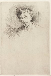 Whistler mit der weißen Locke von James Abbott McNeill Whistler