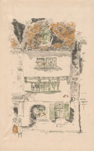 Gelbes Haus, Lannion von James Abbott McNeill Whistler