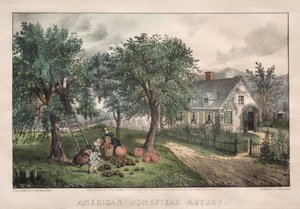 Amerikanisches Heim, Herbst, 1869 von James Merritt Ives