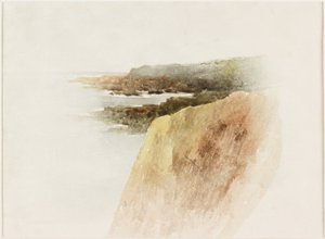 Meereslandschaft: Landzunge und Klippen von James Miller Brown