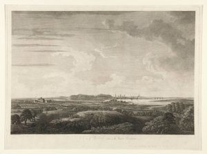Ansicht von Boston auf dem Weg nach Dorchester von James Newton