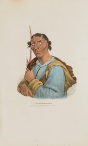 Ein berühmter Ottawa-Häuptling, aus dem Aboriginal Portfolio
