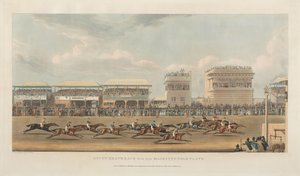 Ascot Heath Rennen um die Goldplatte Seiner Majestät von James Pollard