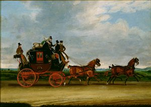 Die Dover nach London Postkutsche von James Pollard