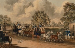 Der Four-in-Hand Club, Hyde Park von James Pollard