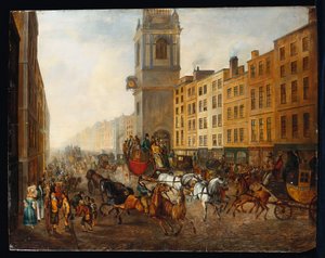 Der London-nach-Brighton Kutschwagen in Cheapside, 18. Juli 1831 von James Pollard