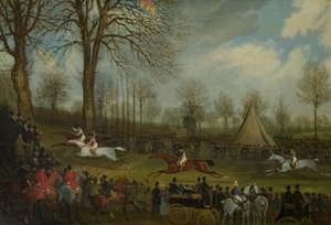Das St. Albans Grand Steeplechase vom 8. März 1832, 1832-33 von James Pollard