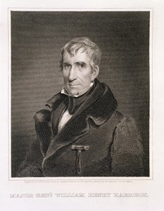 Generalmajor William Henry Harrison, graviert von Richard W. Dodson