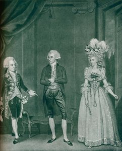 Hon Rd Edgcumbe, Lord William Russell, Lady Caroline Spencer, 1788 von James Roberts