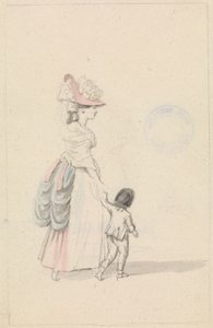 Frau und Kind von James Roberts