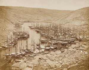 Hafen von Balaklava, Blick nach Norden, 1856 von James Robertson