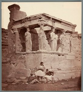 Erechtejon – Tempel auf der Akropolis in Athen. von James Robertson
