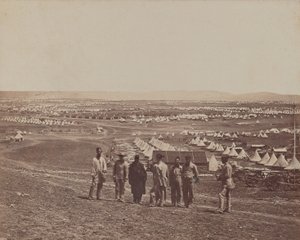 Gesamtansicht des Lagers von James Robertson