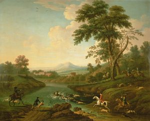 Hirschjagd von James Ross