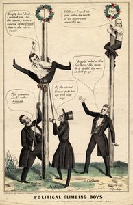 Politische Kletterjungen, veröffentlicht von J Baillie, H Bucholzer, New York, 1844