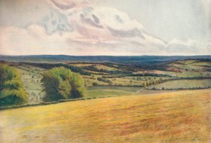 Blick vom Kirchhof, Tatsfield, 1912, 1914 von James S Ogilvy