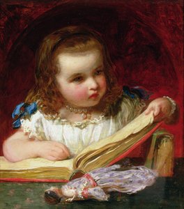Ein Mädchen liest von James Sant