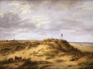 Eine Küstenszene in der Nähe von Winterton, um 1830
