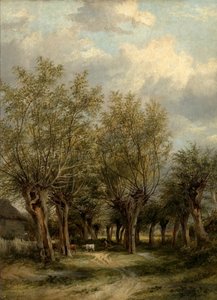 Ein Weg in der Nähe von Norwich, Norfolk, ca. 1830 von James Stark