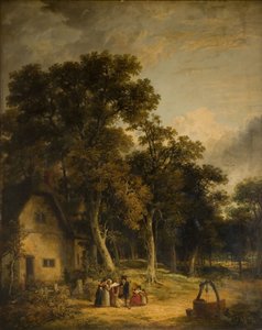 Hütte im Wald von James Stark