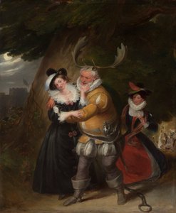 Falstaff an der Herne-Eiche, aus "Die lustigen Weiber von Windsor," Akt V, Szene v