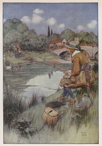 Illustration für Der vollkommene Angler von Izaak Walton