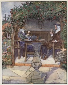Illustration für Der vollkommene Angler von Izaak Walton
